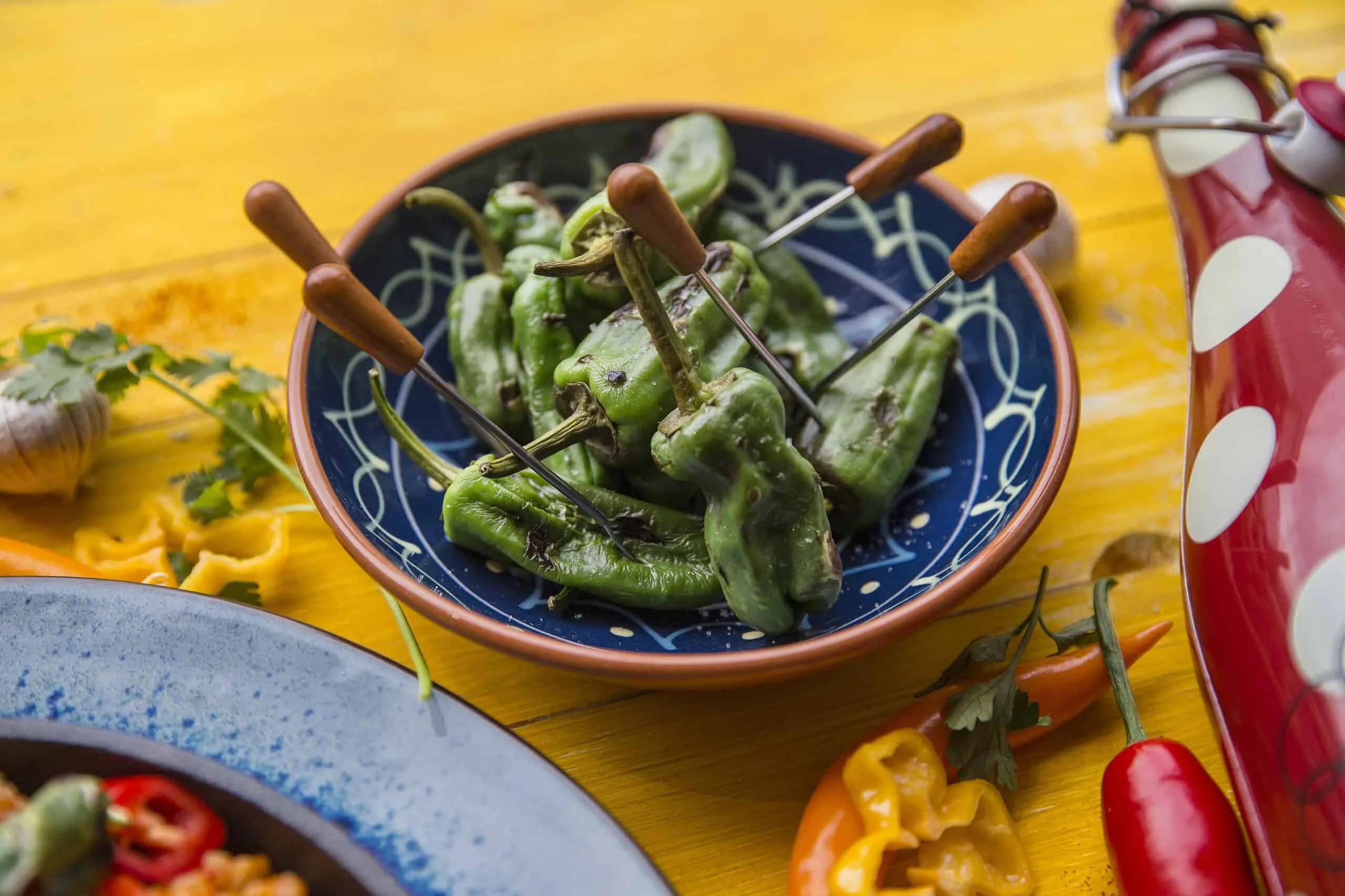 Padron Peppers, Nori and Sesame Salt